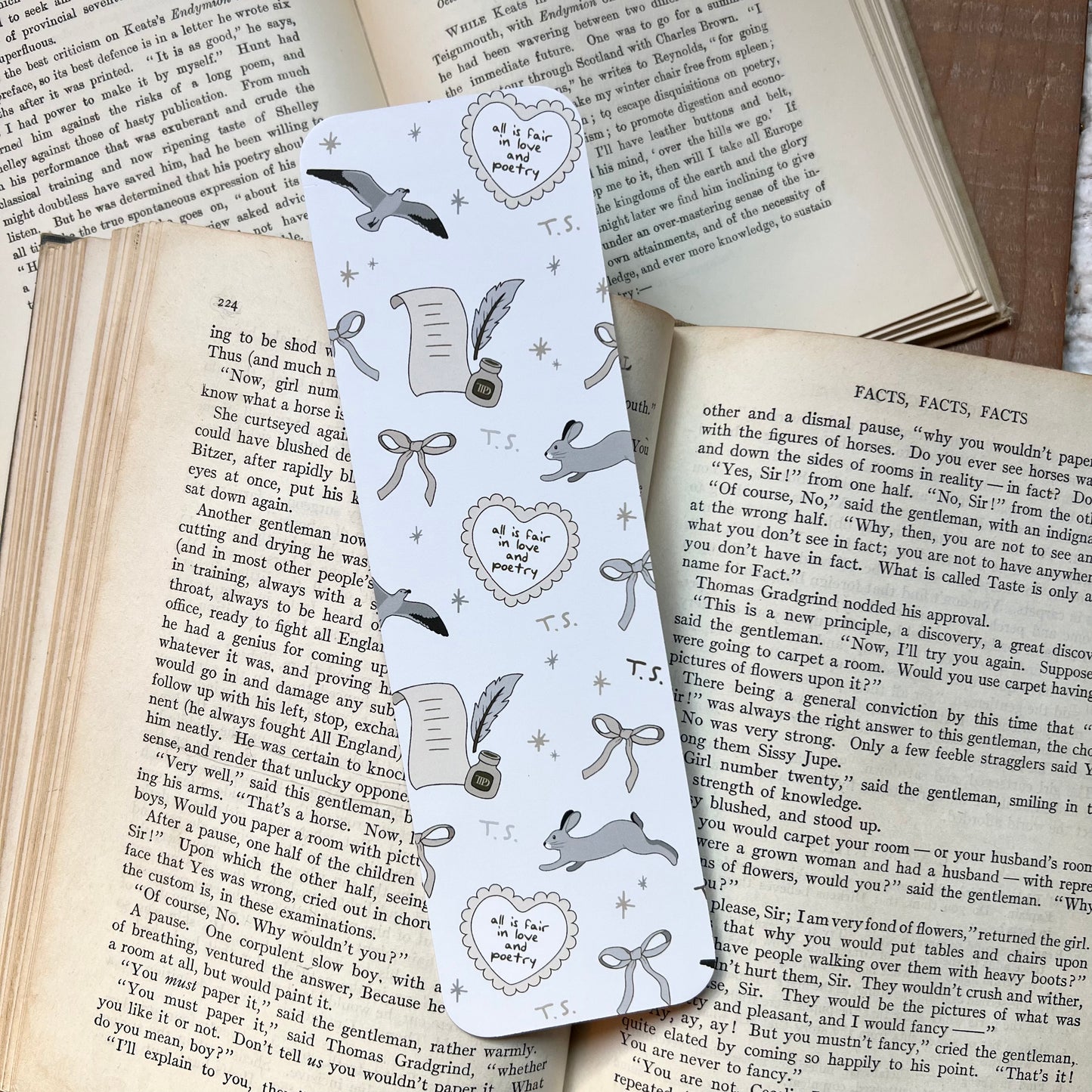 All is fair in love and poetry bookmark