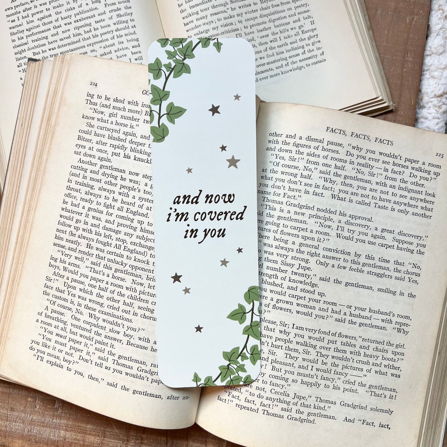 And now I'm covered in you vine bookmark