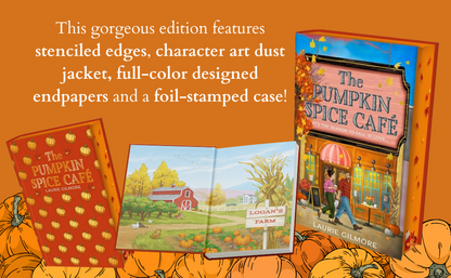 The Pumpkin Spice Café by Laurie Gilmore (Deluxe Edition) *Dent and Ding*