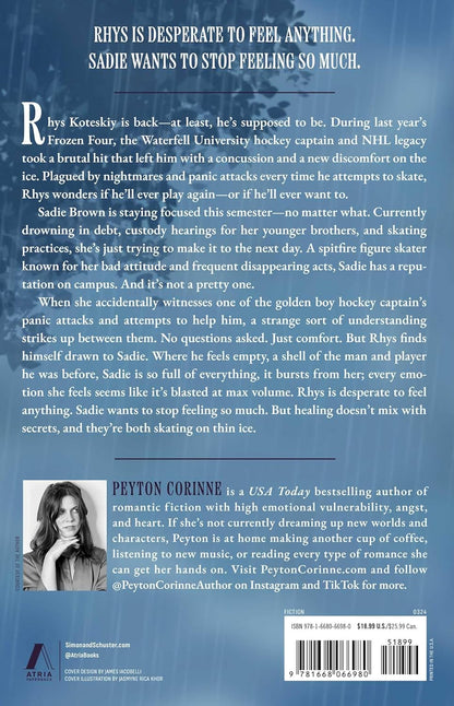 Book back cover with text and author information