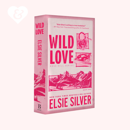 Book cover of 'Wild Love' by Elsie Silver with pink text on a white background