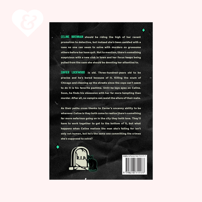 Back cover of a book with text and a barcode on a black background