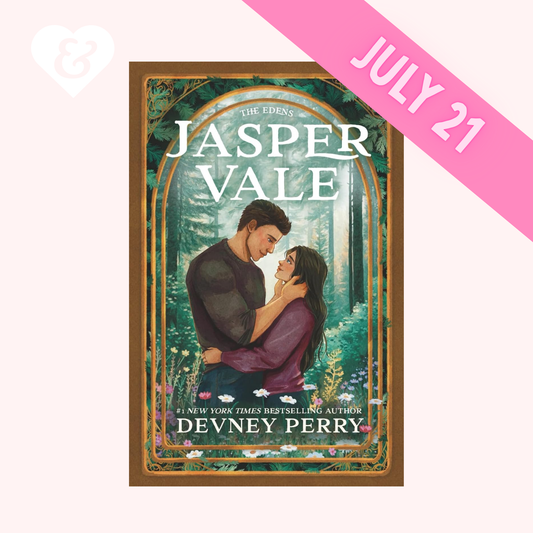 Book cover of 'The Eden's' by Jasper Vale with a romantic illustration on a white background.