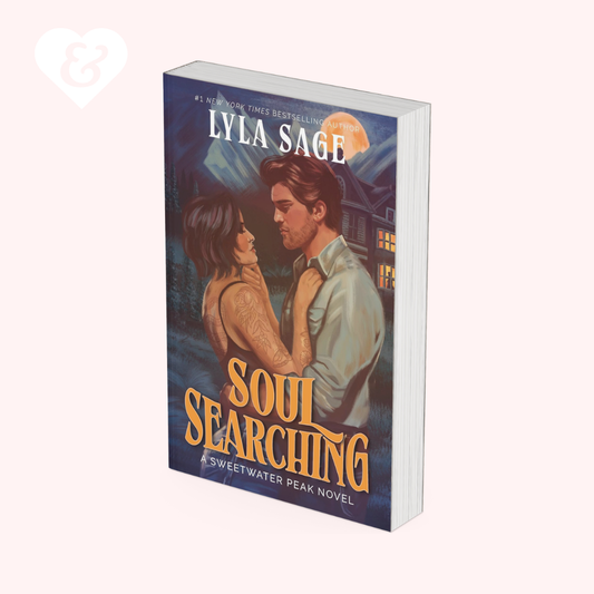 Book titled 'Soul Searching' by Lyla Sage on a white background