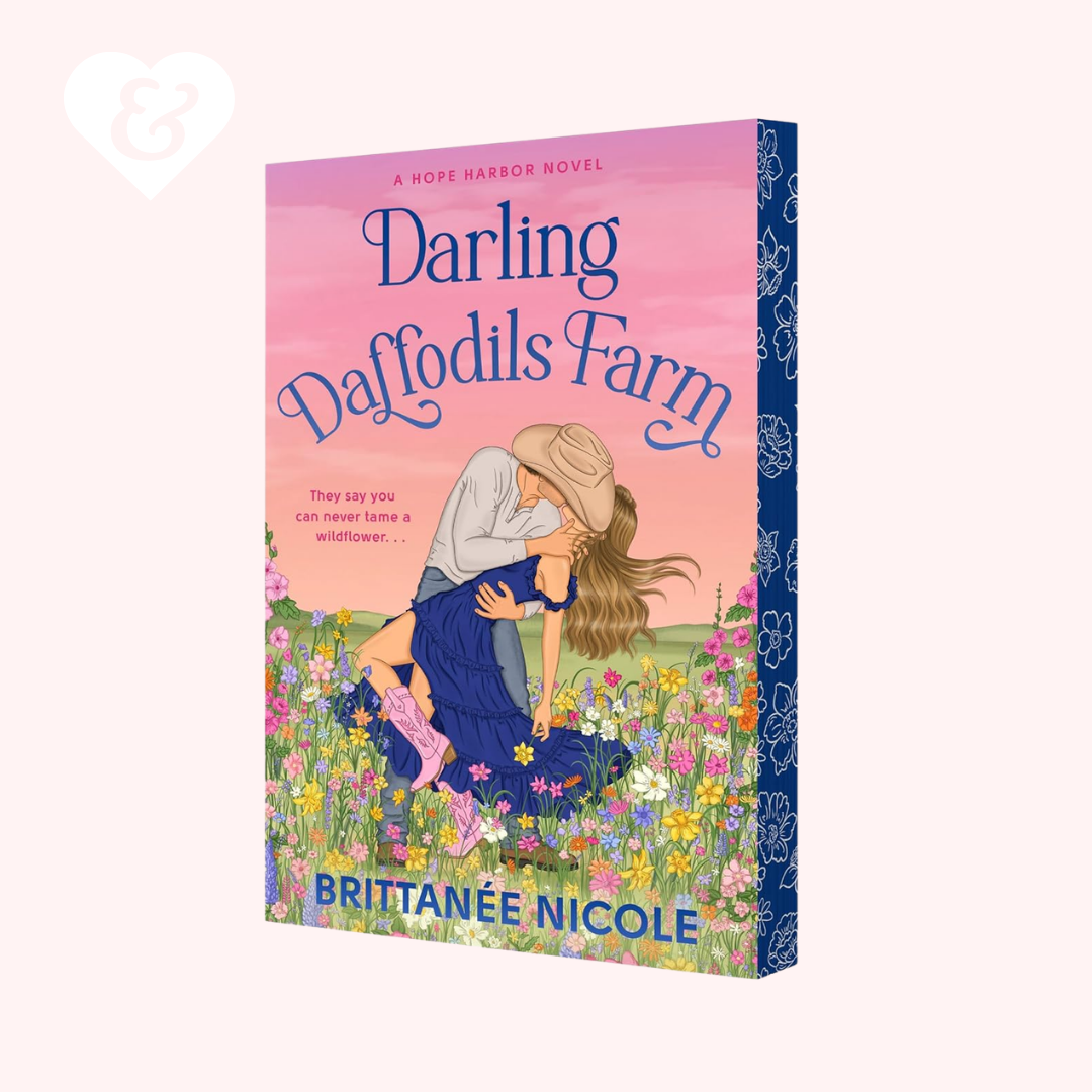 Book cover of 'Darling Daffodils Farm' by Brittanée Nicole with a colorful design and illustration on a white background.