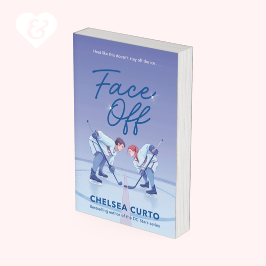 Book titled 'Face Off' by Chelsea Curto on a white background