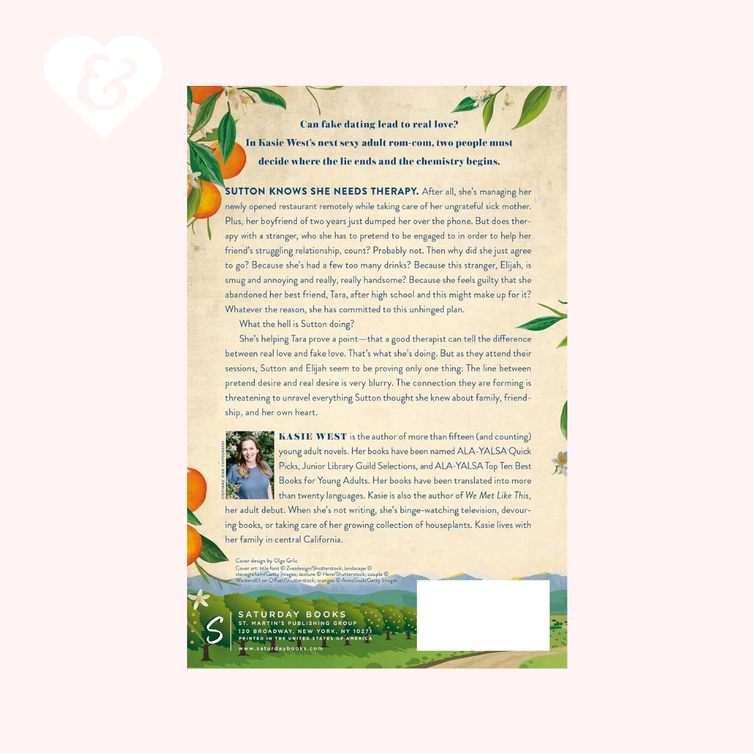 Book cover with text and a scenic illustration on a white background