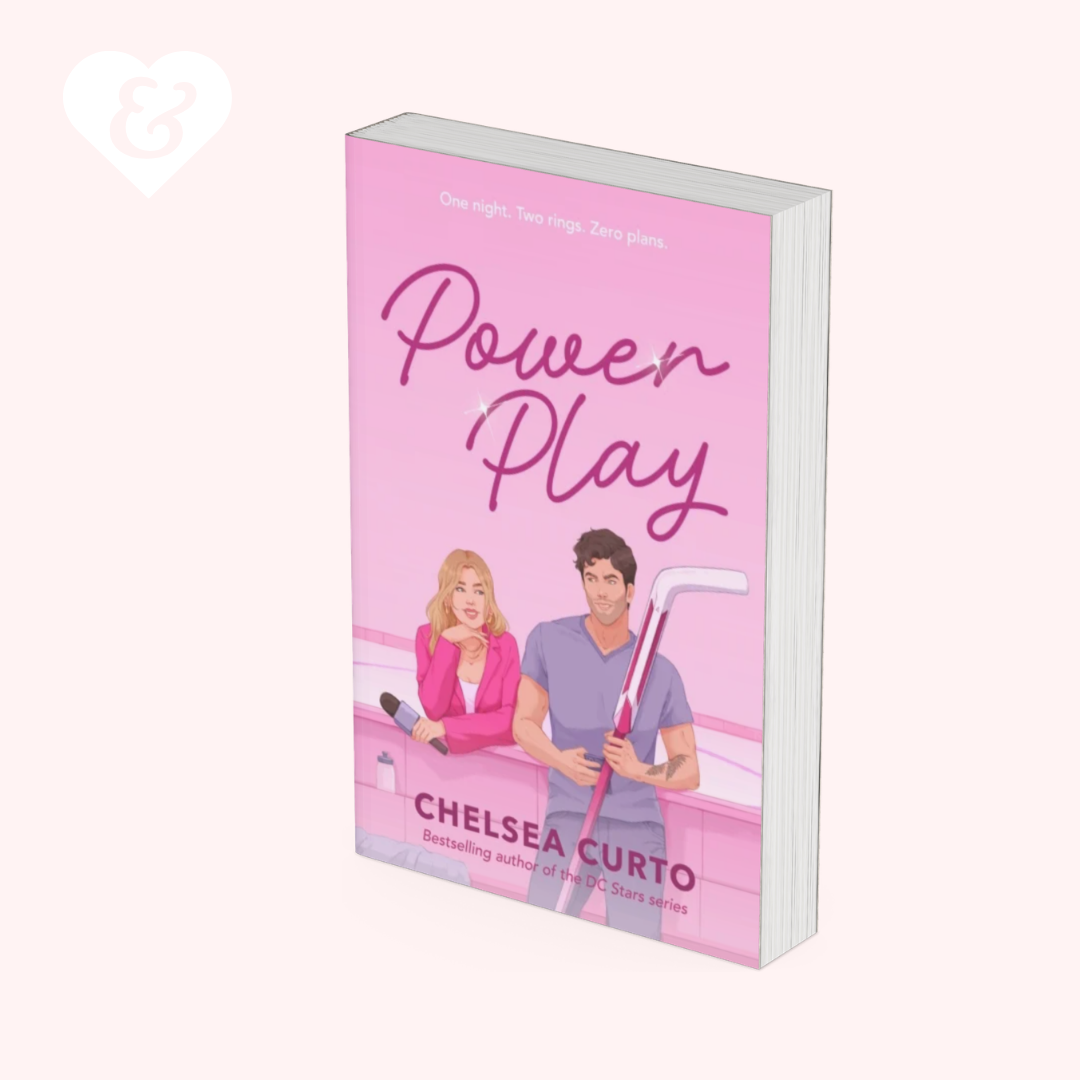 Book titled 'Power Play' by Chelsea Curto on a white background