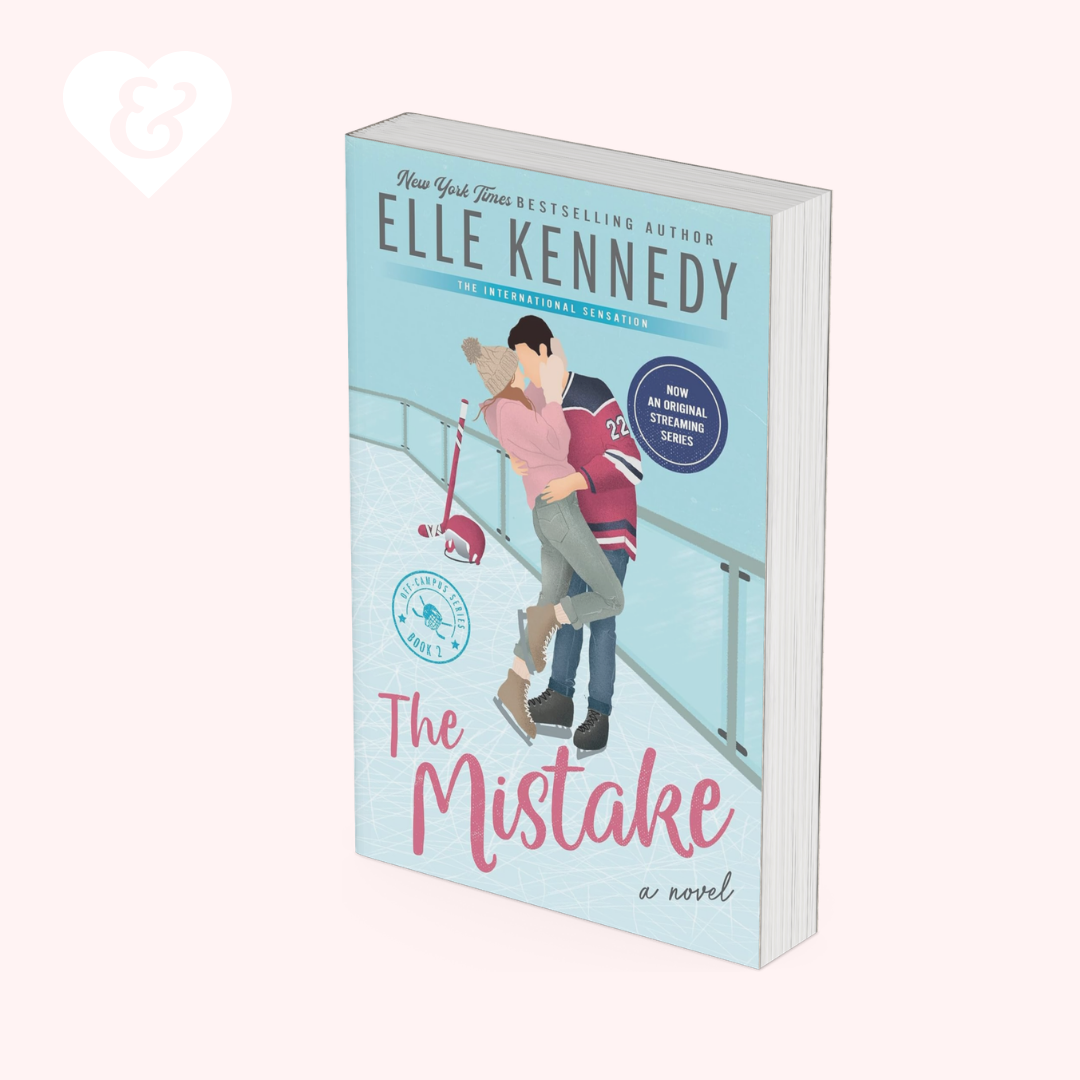 Book cover of 'The Mistake' by Elle Kennedy on a white background