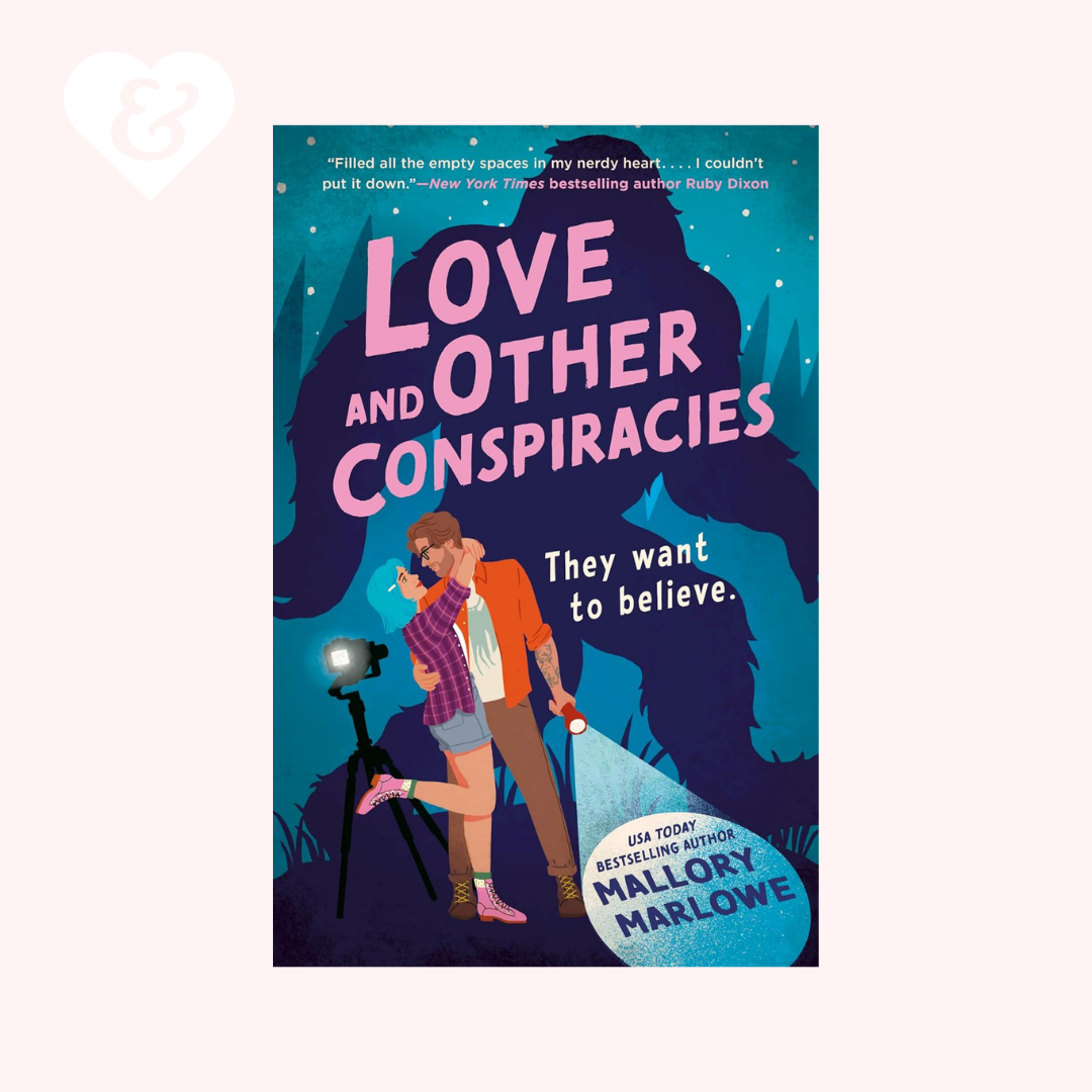 Book cover of 'Love and Other Conspiracies' with a silhouette of a person and a creature, and text about the author.