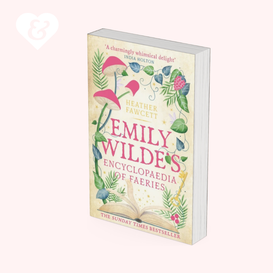 Book cover of 'Emily Wilde's Encyclopaedia of Faeries' with floral and fairy design on a white background