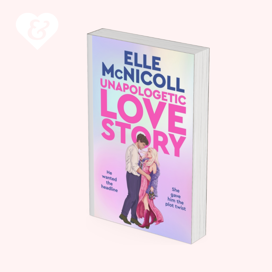 Book titled 'Unapologetic Love Story' by Elle McNicoll with a colorful cover design.