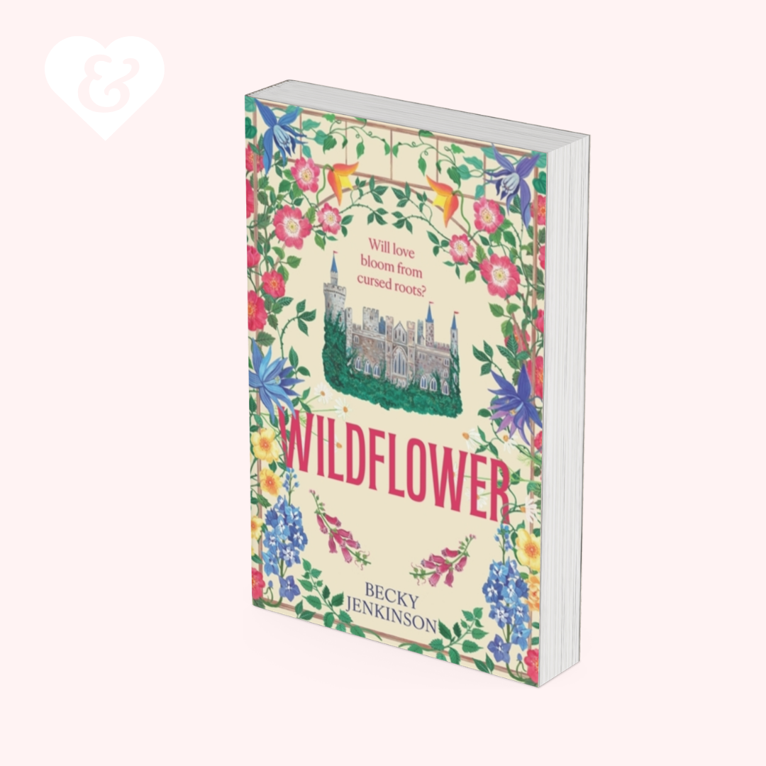 Book titled 'Wildflower' with floral design on the cover