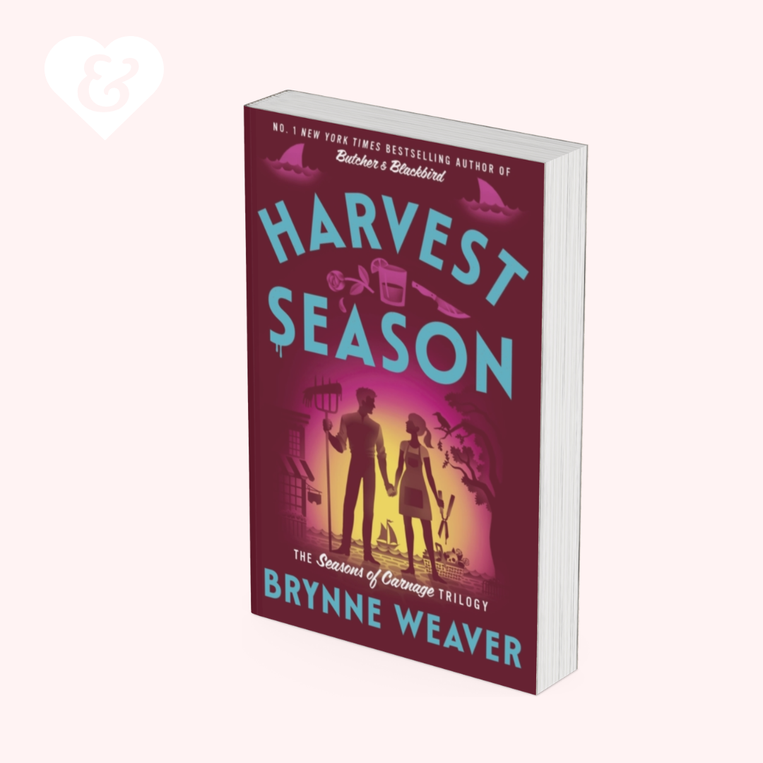 Book titled 'Harvest Season' by Brynne Weaver on a white background