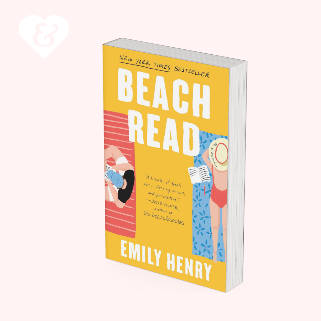 Book titled 'Beach Read' by Emily Henry on a white background