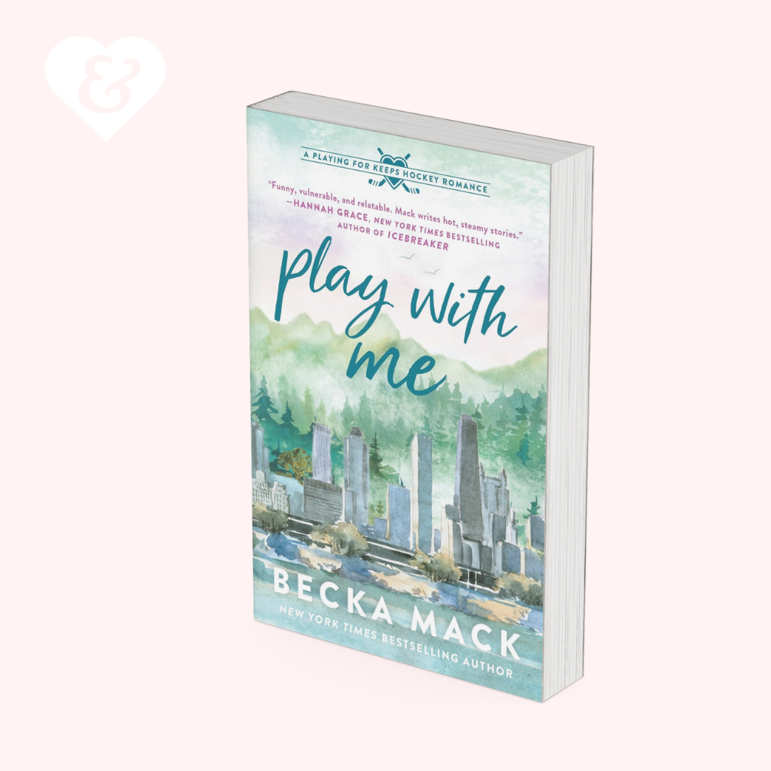 Book titled 'Play with Me' by Becka Mack on a white background