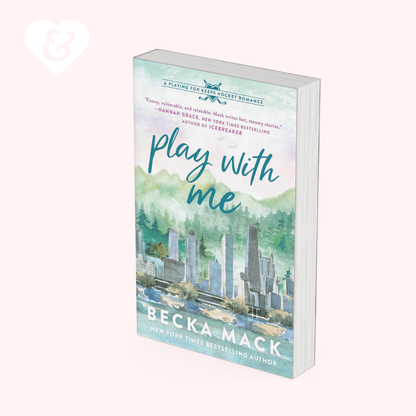 Book titled 'Play with Me' by Becka Mack on a white background