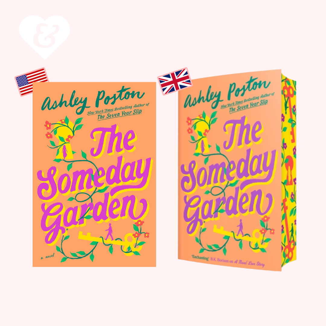 Two copies of 'The Someday Garden' by Ashley Poston on a white background