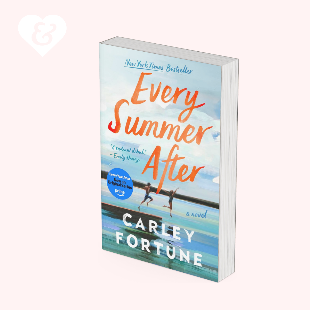 Book titled 'Every Summer After' by Carley Fortune on a white background