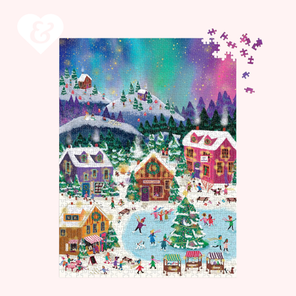 Northern Lights Puzzle by Joy Laforme, 1000 pieces