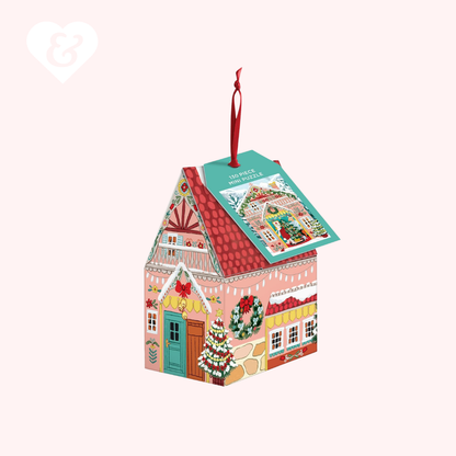 Swiss Chalet Ornament Puzzle, 130 pieces