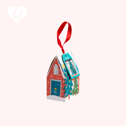 Tree Decorating Puzzle Ornament, 130 pieces