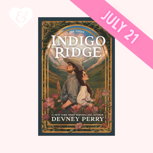 Indigo Ridge book cover with July 21 release date banner.