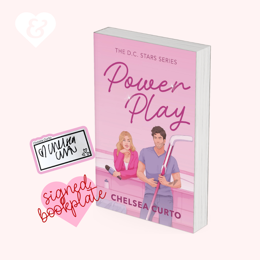 SIGNED BOOKPLATE – Power Play by Chelsea Curto (indie edition) – D.C. Stars 2