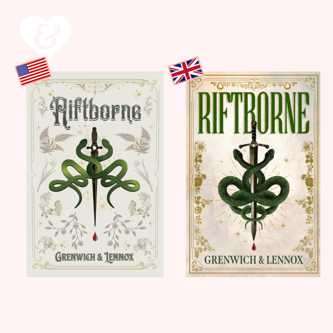 Two 'Riftborne' product cards with a snake and sword design, featuring the brand name and 'Grenwich & Lennox'.