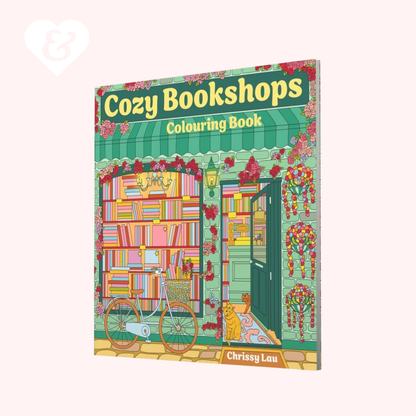 Cozy Bookshops Coloring Book