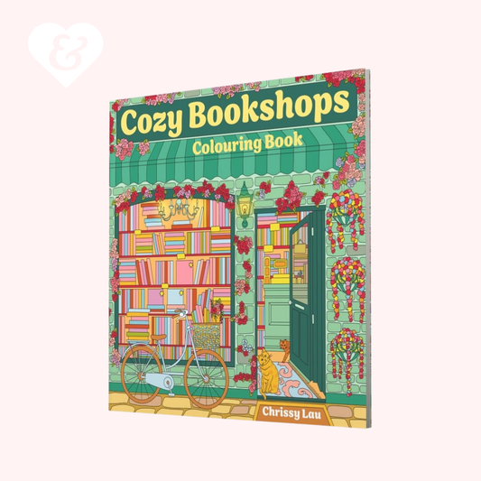 Cozy Bookshops Coloring Book