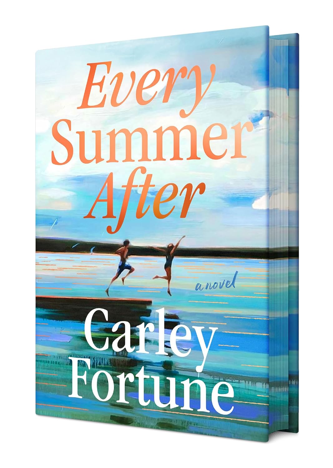 Book cover of 'Every Summer After' by Carley Fortune with a beach scene.
