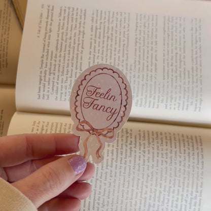 Feelin' fancy sticker – Handmade