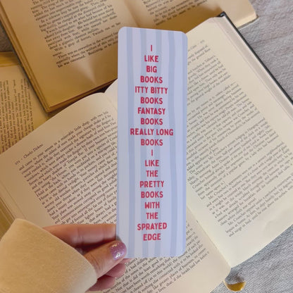 I like big books bookmark (glossy) – Handmade