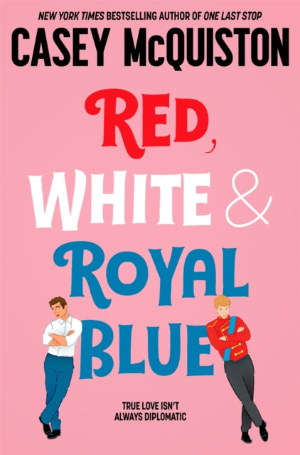 Book titled 'Red, White & Royal Blue' by Casey McQuiston 