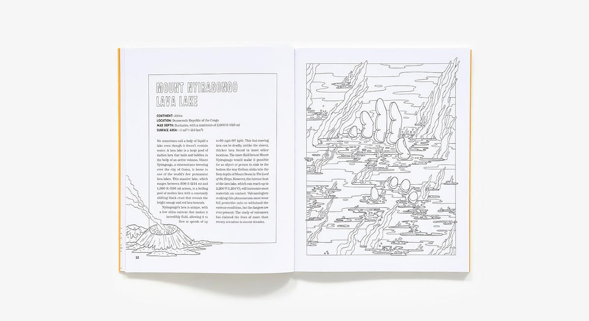 Spooky Lakes Coloring Book by Geo Rutherford