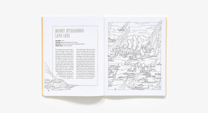 Spooky Lakes Coloring Book by Geo Rutherford