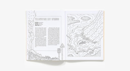Spooky Lakes Coloring Book by Geo Rutherford