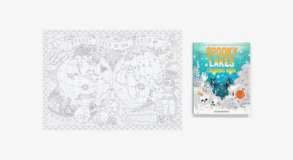 Spooky Lakes Coloring Book by Geo Rutherford