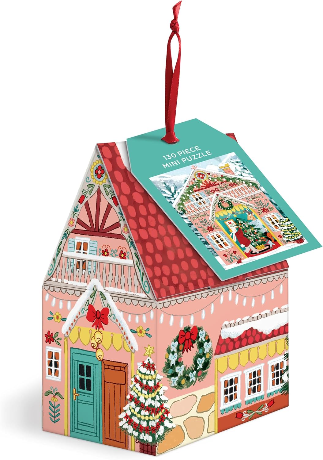 Swiss Chalet Ornament Puzzle, 130 pieces