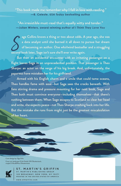 Book cover with text and a scenic illustration of islands and water.