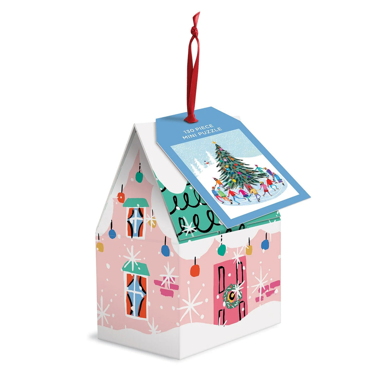 Tree Skaters Ornament Puzzle, 130 Pieces
