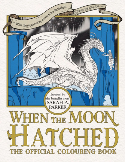 When the Moon Hatched Official Colouring Book (UK Edition) by Alessandro Valdrighi
