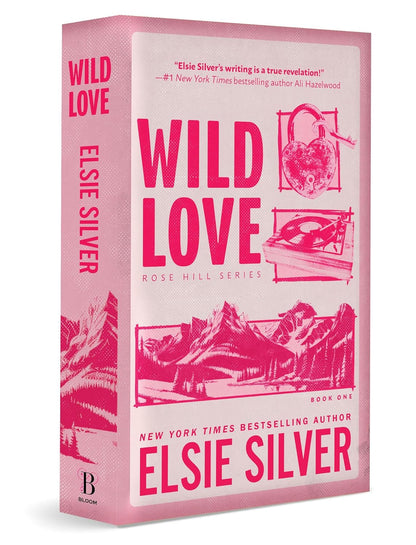 Book cover of 'Wild Love' by Elsie Silver with pink and white design